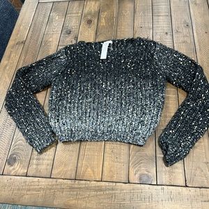G F collection black sweater